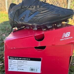 New Balance Black Tekela Elite Cleats